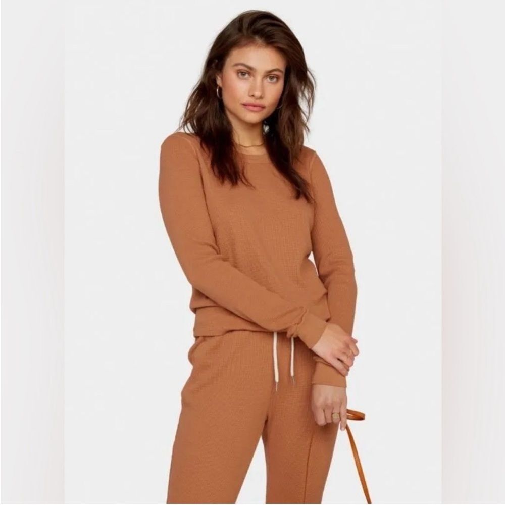 Mate Brown Thermal organic cotton Top size small